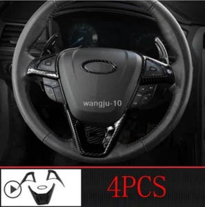 Carbon Fiber Interior Steering wheel cover trim For Ford Fusion Mondeo 2013-2019 - Bild 1 von 2