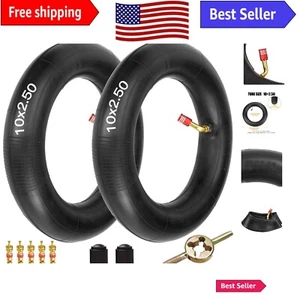 Premium Rubber Inner Tubes for 10 Inch Tires - Compatible with Electric Scooters - Picture 1 of 11