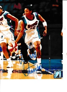 ANDREA STINSON CHARLOTTE STING WNBA SIGNED AUTOGRAPHED ACTION 8X10 PHOTO - Picture 1 of 1