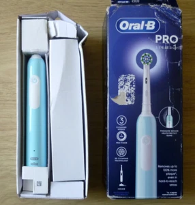 Oral-B: Pro Series 1 electric toothbrush with brush head. Blue. Box dented. - Picture 1 of 4