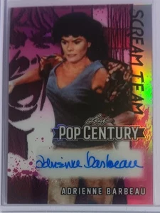 2025 Leaf Pop Century Scream Team Prismatic Pink Adrienne Barbeau Auto  10/15 - Picture 1 of 1