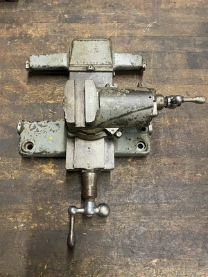 Atlas Craftsman 10” Torno Sillín Compuesto Deslizamiento Cruzado Torno QC Foto 1 de 4