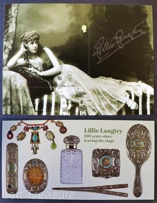 Jersey Stamps "Lilly Langtry" Presentation Pack MNH £3.00 Miniature Sheet 2017 - Image 1 of 4
