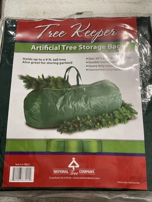 National Heavy Duty Christmas Tree Storage Bag w/ Handles & Zipper/ - Image 1 of 2