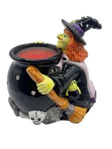 Vintage Yankee Candle Witch Cauldron Brew Wax Tart Warmer Halloween Decor - Picture 1 of 13