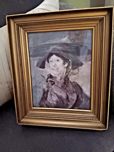 The Shrimp Girl William Hogarth Framed Print from Marshall Field & Co. Vintage - Picture 1 of 8