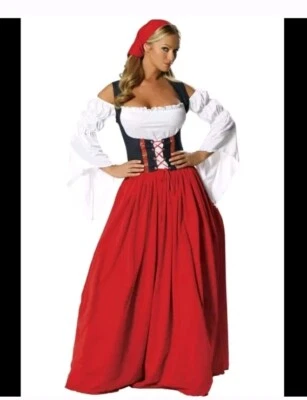 Nuevo Disfraz de Halloween Roma Renacimiento Bar Mucama  Foto 1 de 3