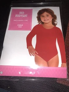 red bodysuit chid 4-6 years - Picture 1 of 2