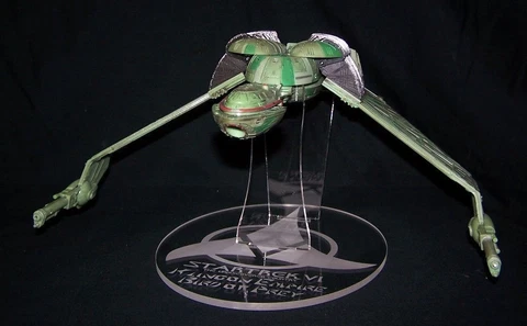acrylic display stand for Diamond Select Star Trek Klingon Bird of Prey variants Cover