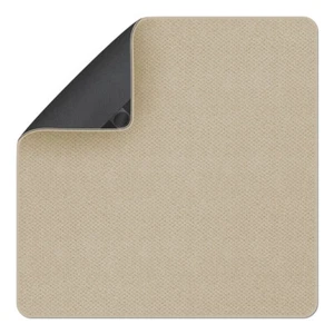 3 x 3 ATTACHABLE RUG FOR STAIR LANDINGS attach carpet floor mat IVORY CREAM - Picture 1 of 7