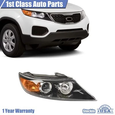 Headlight Assembly For 2011-13 Kia Sorento Right Clear Lens W/O Bulb KI2503143 Foto 1 de 4