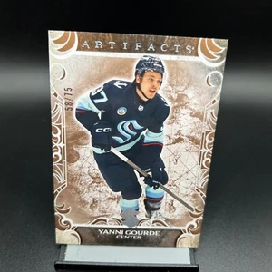 2024-25 UD Artifacts #40 Yanni Gourde Copper /75 Seattle Kraken - Picture 1 of 2