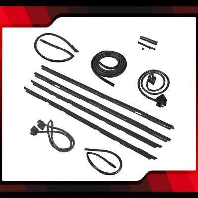 Kit de impermeabilización de sello de ventana de riel de techo de 9 piezas para Chevy Monte Carlo 1983-1988 Foto 1 de 4