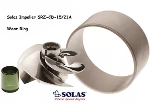 Solas Seadoo 4-Tec 255 260 Impeller SRZ-CD-15/21A W/ Wear Ring GTX-L RXP-X RXT-X - Picture 1 of 1