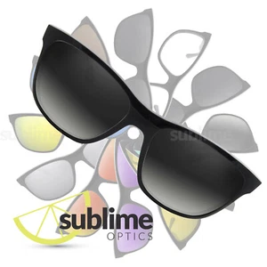 Gradient Grey Replacement Lenses for Ray Ban Highstreet RB4181 - Picture 1 of 5