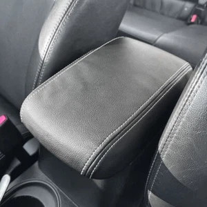 For Subaru Forester 2013-2018 Center Armrest Console Box Micro Leather Cover - Picture 1 of 10