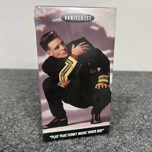 Vanilla Ice: Play That Funky Music White Boy (VHS, 1990) Brand New Sealed - Bild 1 von 5