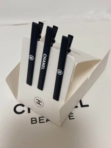 Chanel Beaute Haarnadel Haarspange Haarschmuck Limitiert Schwarz Neuheit 3 Teile Set - Bild 1 von 2
