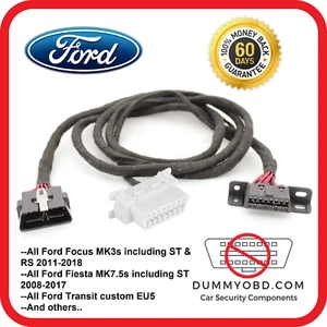 Ford Focus RS ST Fiesta Transit Van OBD port relocation extension diagnostic - Picture 1 of 3