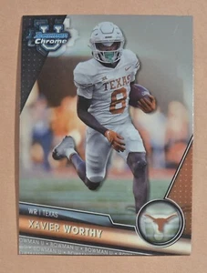 Xavier Worthy 2023 Bowman Chrome University Card #155 READ - Picture 1 of 2