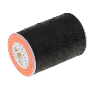 0.65mm 85-93m Leather Saw In-Ground Flat Wax Thread Wax Cord Hand-sewn-Black - Picture 1 of 8