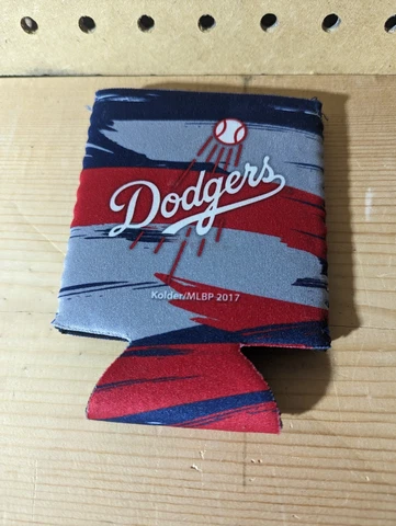 Los Angeles Dodgers Koozie 12oz Two Sided Can Cooler MLB Baseball Tailgate Party Cover