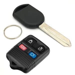 Car Key Transponder Chip H84 and 4 Buttons Keyless Entry Remote Control For Ford - Bild 1 von 7