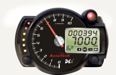Longacre 4 In Analog/Digital 10000 Rpm Accutech Dli Tachometer P/N 44390 - Image 1 of 2