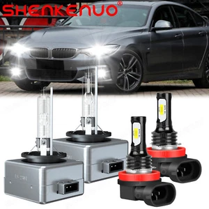 D1S HID Headlight For 2014-2016 BMW 428i 435i Hi/Lo Beam Kit H11 Fog Light Bulbs - Picture 1 of 20