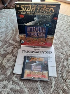 PC - CD-ROM - Star Trek The Next Generation Interactive Technical - Big Box - Bild 1 von 4