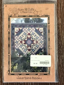 Heartland Blooms by Acorn Hills 10 verschiedene Blöcke + Applikation gut für Anfänger - Bild 1 von 1