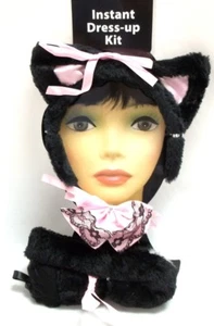 Sexy Peluche Orejas de Gatito Cola Moño Negro Gato Halloween Disfraz Kit - Imagen 1 de 1
