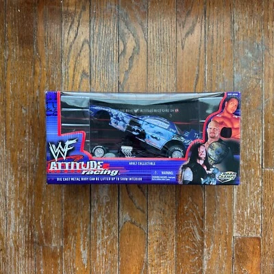 1/24 ROAD CHAMPS WWF Attitude Racing JERRY TOLIVER Steve Austin The ROCK NHRA - Image 1 of 4