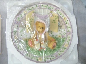 Cherished Teddies, Easter Plate 1997. RARE ! BRAND NEW IN BOX - Picture 1 of 3
