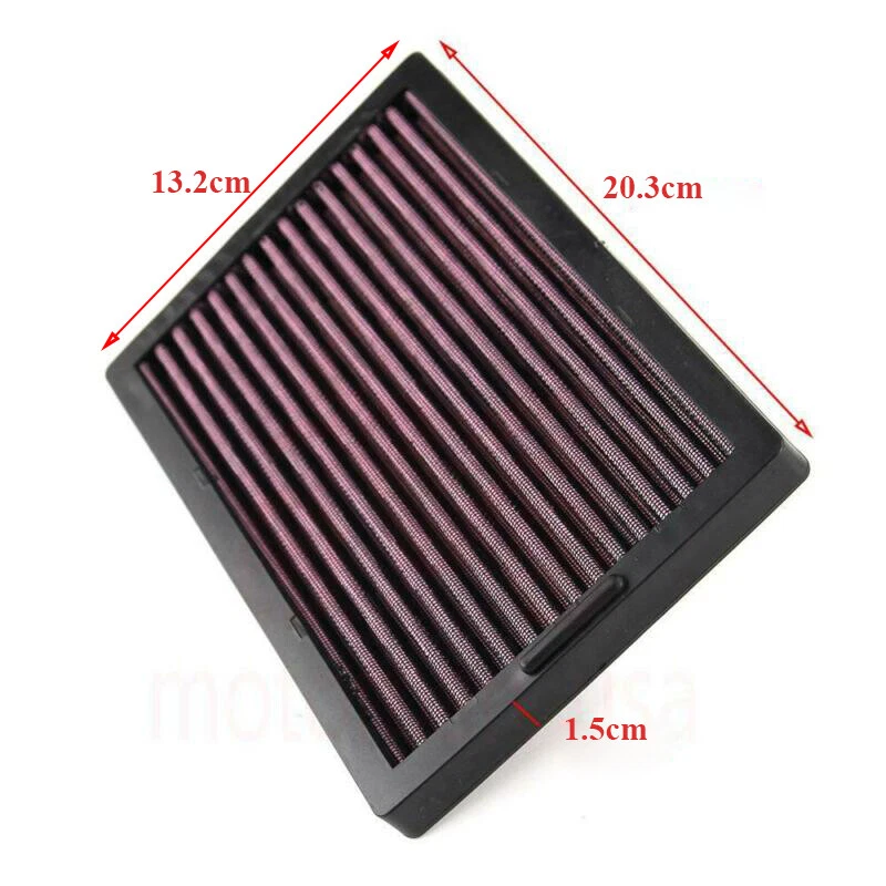 Filtro de admisión de aire limpiador para Kawasaki Ninja 250R EX250J 2008 2009 2010 2011 12 Foto 1 de 4