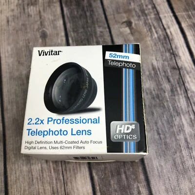 Vivitar 52mm High Definition Professional Telephoto Lens (RP) - Image 1 of 4