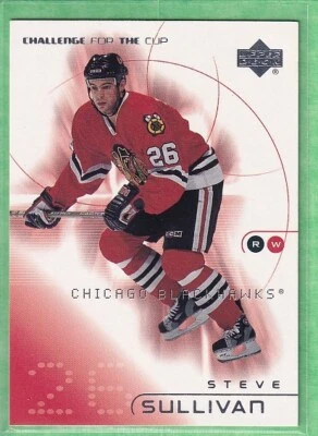 2001-02 Upper Deck Challenge for The Cup #15 Steve Sullivan Chicago Blackhawks - Image 1 of 2