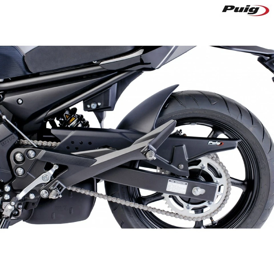 PARAFANGO POSTERIORE PUIG PER YAMAHA XJ6 DIVERSION F - 2010 COLORE NERO OPACO - Immagine 1 di 1