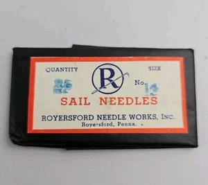 Royersford Needle Works No 14 Sail Needles Royersford PA (25) - Picture 1 of 4