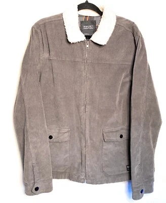 Ezekiel Mens Jacket Size Large Full Zip Sherpa Collar Jacket New - Image 1 of 4