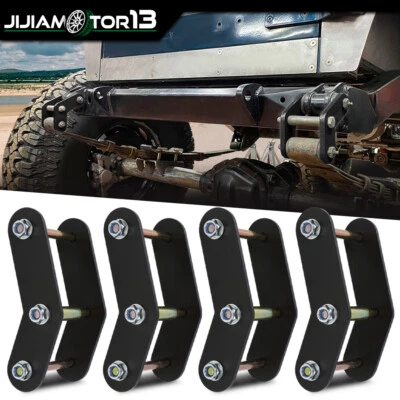 Kit de elevación de reubicación de grillete de 2" para Jeep Wrangler YJ 87-95 4 piezas delanteras y traseras Foto 1 de 4
