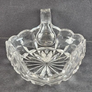 Duncan Miller Dreieck Windelblock Muster Griff Süßigkeiten Relish Schale Vintage 7" - Bild 1 von 8