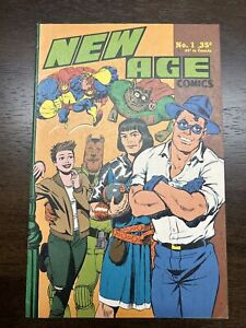 NEW AGE COMICS #1 1985 FANTAGRAPHICS 1ST COLOR TMNT