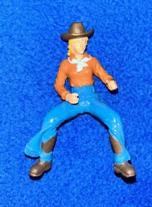 Vaquera Vaquera Western Rodeo Figura Rubia Texas Chaps PVC Plástico Caballo Jinete - Imagen 1 de 9