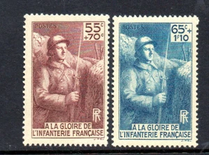 Frankreich Briefmarkenposten - Scott #'s B71-2 - neuwertig nie klappbar - Bild 1 von 1
