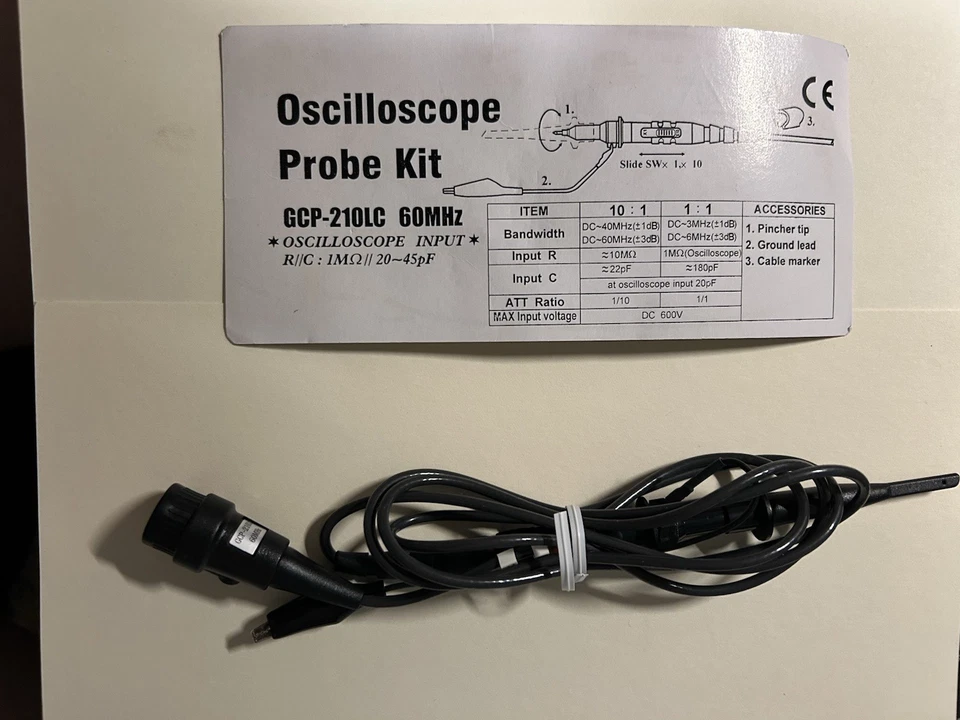 New GCP- 210LC 60MHZ Oscilloscope Probe/ Free Shipping