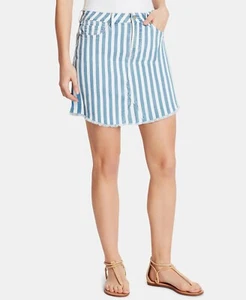 WILLIAM RAST Joey Striped Denim Skirt Size 26 - Picture 1 of 2
