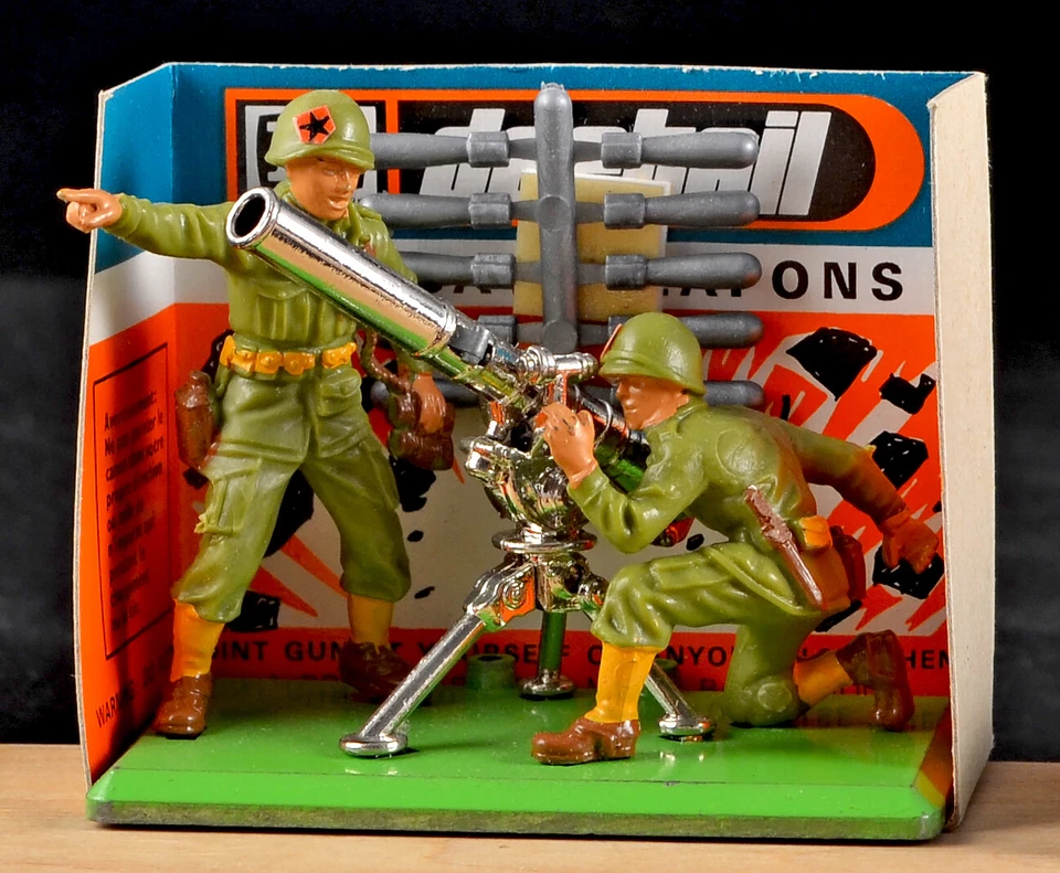 Gran Bretaña Detalle Segunda Guerra Mundial Infantería EE. UU. Equipo de Rifle Sin Retroceso - Como Nuevo en Tarjeta Foto 1 de 1