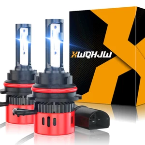 2x LED For Mitsubishi LANCER 2002-2007 Headlight 9007 HB5 White Bulbs Hi-Lo Beam - Picture 1 of 13