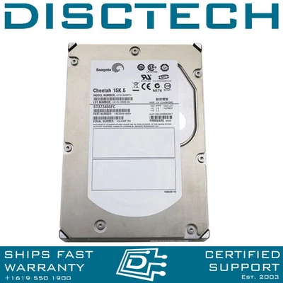 Seagate Cheetah ST373455FC 73GB Fibre / Fiber Channel 3.5in HDD Hard Drive - Image 1 of 3
